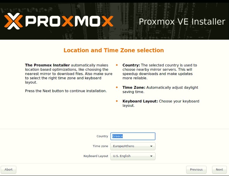 Proxmox04 locationtimezone